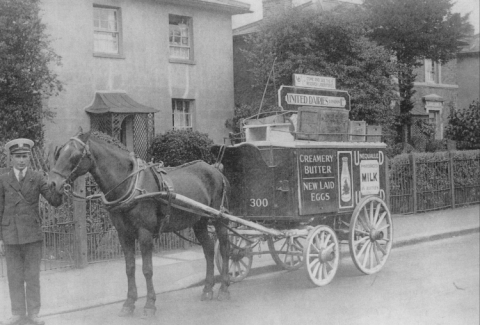 United Dairies Milk Cart